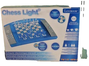 LexiBook Chess Light Illuminated Interactive Electronic Chess Game 64 Levels - Picture 1 of 4
