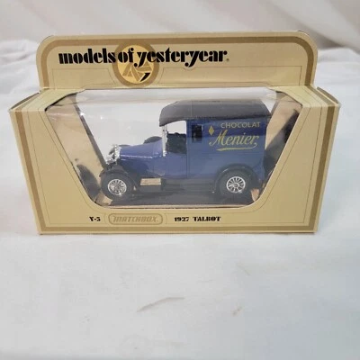 Matchbox Models Of Yesteryear 1927 Talbot Menier Chocolat Y-5 New in Box - Image 1 of 4