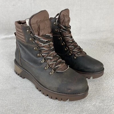 Bos & Co Gator Women's Boot EU 37 US 6 6.5 Brown Leather Waterproof Insulated - Image 1 of 4