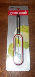 GoodCook Red Non-Slip Grip Swivel Stainless Steel Peeler New in Unopen Package! - Picture 1 of 3