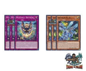 Yugioh! 3x Meteoroa Drytron Nu II INFO gemeinsame 1. Auflage NM - Bild 1 von 1