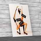 Nude Erotic Vintage Girl Canvas Print Large Picture Wall Art