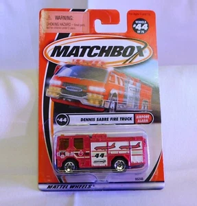 MATCHBOX AIRPORT ALARM DENNIS SABRE FIRE TRUCK #44/75 - Picture 1 of 3