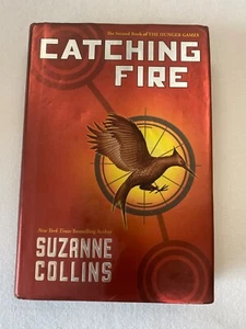 Catching Fire The Hunger Games Novel #2 Hardcover Suzanne Collins -Acceptable - Picture 1 of 13