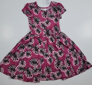 Vestito bambina a pois sorriso taglia 5/6 berretto girocollo floreale nuovo - Foto 1 di 3