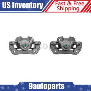 Front Left Front Right Brake Calipers Set of 2 For 2013-2017 Honda Accord