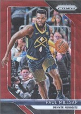 2018-19 Panini Prizm Basketball Ruby Wave #82 Paul Millsap
