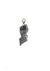 Soul Fist On A Sterling Silver 925 Trigger Clasp 925 Hoop Charm Codepp