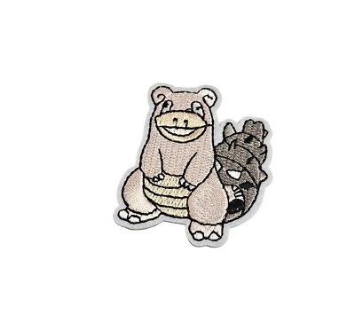 Slowbro Water Psychic Type Pokemon Character Embroidered Iron On Patch - Image 1 of 4