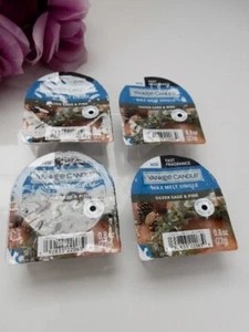 YANKEE CANDLE SILVER SAGE & PINE SINGLE WAX MELT  **Lot of 4** - Picture 1 of 3