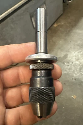 Mandril de broca Albrecht 1/8” mola de alimentação sensível dedo 1/2” haste reta - Imagem 1 de 4