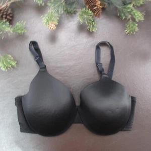 Warners Bra Size 40C Black Padded Underwire Adjustable Clasp Back - Picture 1 of 12