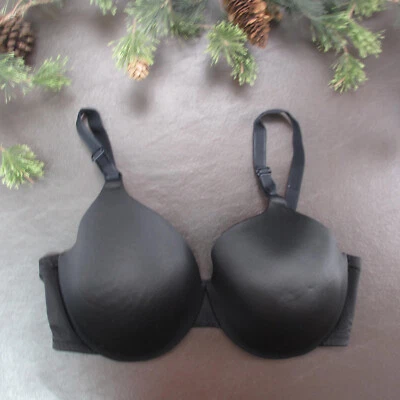 Warners Bra Size 40C Black Padded Underwire Adjustable Clasp Back - Image 1 of 4