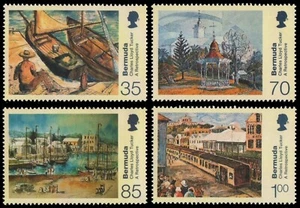 Bermudas 2001 - Mi-N.o 805-808 ** - Estampillada sin montar o nunca montada - Pinturas / Pinturas - Imagen 1 de 1