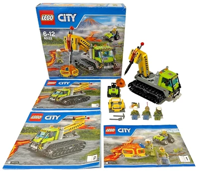 Retired ©2016 LEGO 60122 City Volcano Explorers Volcano Crawler 100% Complete - Image 1 of 4