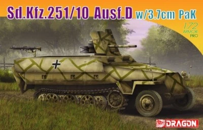 DRAGON 7280 1/72 Sd.Kfz.251/10 Ausf. D w/3.7cm PaK - Image 1 of 2