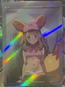 Pokemon Serena Anime Waifu Custom DIY Trainer Art Sexy Pokemon Karte - Bild 1 von 2