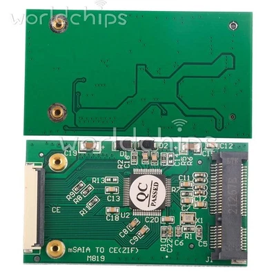 1~10 Mini mSATA PCI-E 1,8" SSD zu 40pin ZIF CE Kabel Adapter Konverter Karte Posten - Bild 1 von 4