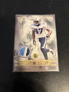 2001 Private Stock Titanium Kevin Dyson Titans / Willie Jackson dual patch card - Picture 1 of 2