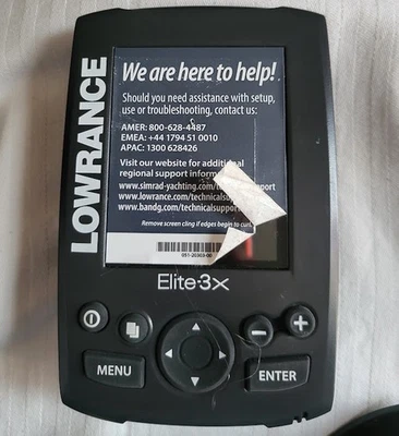 Ecoscandaglio LOWRANCE elite 3x nuovo perchè sostituito in garanzia - Immagine 1 di 4