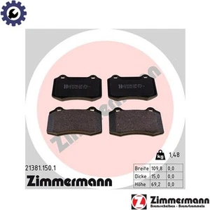 BRAKE PAD SET DISC BRAKE 21381.150.1 FOR CITROËN DS3/Convertible PEUGEOT 1.6L - Picture 1 of 8