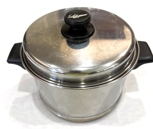 Lifetime Cookware T304 5 Ply Stainless Steel - 4 Quart Stock Pot Pan w Lid - Picture 1 of 4