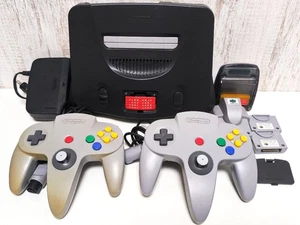 Nintendo 64 Console with Controller Expansion Pak Set Japan Bundle Kit - Picture 1 of 9