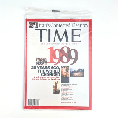 TIME Magazine 1989, 20 Years Ago…World Changed — Double Issue | June/July  2009 - Image 1 of 3