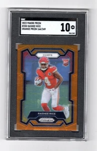 Panini Prizm #350 Rashee Rice Orange Prizms 2023/249 SGC 10 Chiefs radiocontrol - Imagen 1 de 1