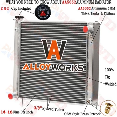 Radiador de aluminio de 3 filas para Nissan 300ZX 1990-1996 1995 3,0 L manual Foto 1 de 4