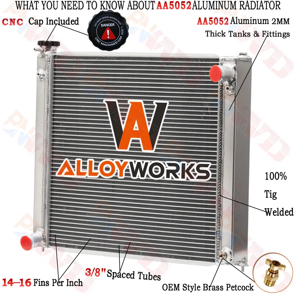 Aluminum 3 Row Radiator For 1990-1996 1991 1995 Nissan 300ZX 3.0L Manual Foto 1 de 4