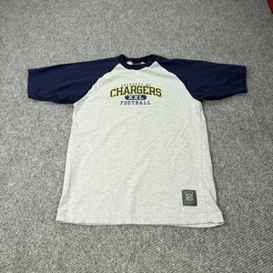 Vintage San Diego Chargers Shirt Jungen XL grau navy NFL Football Ringer - Bild 1 von 9