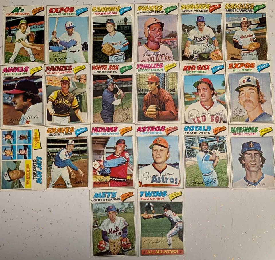 1977 Topps Baseball Cards  - #101 and Up - Complete your set - see pics! - Image 1 of 1
