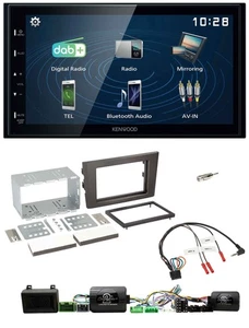 Kenwood 2DIN Bluetooth Lenkrad USB DAB Autoradio für Volvo XC 90 2004-2014 schwa - Bild 1 von 9