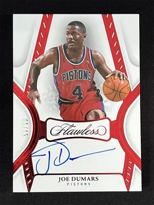 1/15 ≈1/1! Autógrafos Panini Flawless Joe Dumars Rubí 2024-25 Auto #FA-JDP Foto 1 de 2