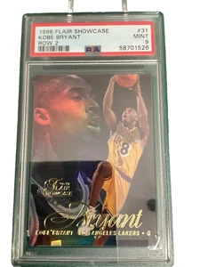 1996-97 Flair Showcase - Kobe Bryant #31 Row 2 (RC) 1526 PSA 9 SP 1:180 Odds - Bild 1 von 9