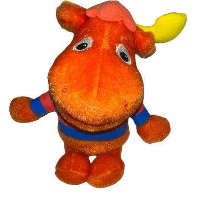 Brinquedo de pelúcia Fisher Price 2007 Backyardigans Tyrone laranja alce 10" - Imagem 1 de 4