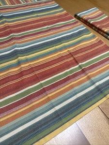 6 Pier One 20” Cotton Cloth Napkins Striped - Picture 1 of 2