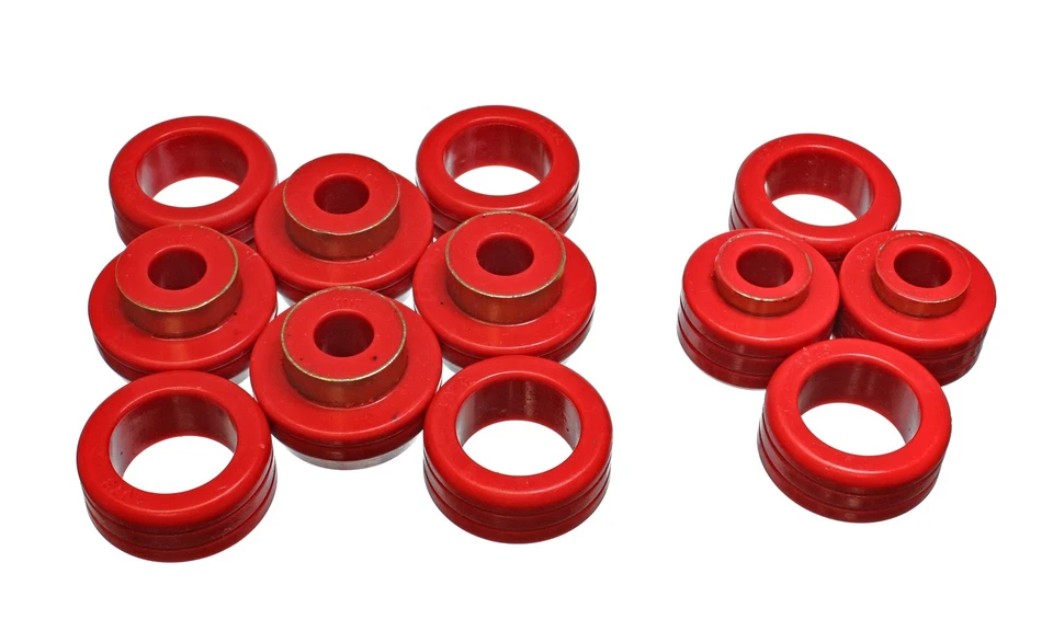 Energy Suspension 5.4106R Body Cab Mount Set Polyurethane Red - Image 1 of 1