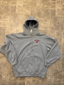 Vintage ADIDAS 2005 Indiana University Hoodie Medium Heavy - Picture 1 of 9