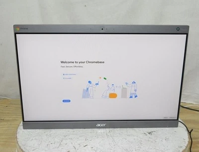 Acer CA24v2 D18Q2 23.8" Chrome Touch AiO i7-8650U 1.9GHz 4GB 128GB SEE NOTES - Image 1 of 4