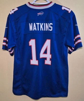Camiseta de fútbol americano juvenil Buffalo Bills Sammy Watkins Nike NFL L 14-16 Foto 1 de 4