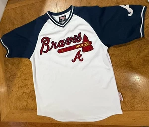 Atlanta Braves MLB Stitches Baseball Jersey Size Medium - Picture 1 of 8