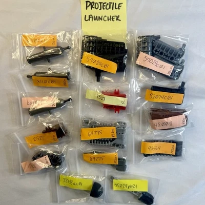 LEGO Projectile Launcher Parts Lot - 30 Specialty Pieces - Cannon Base Bionicle - Image 1 of 4