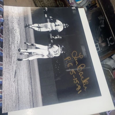 Len Barker autograph perfect game - Image 1 of 2