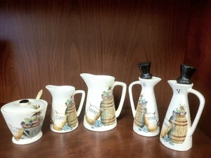 Juego de porciones de azúcar crema de vinagre de leche de colección tienda general - Imagen 1 de 12