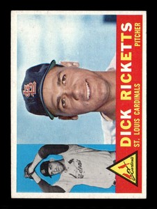 1960 Topps #236 Dick Ricketts St. Louis Cardinals  NM+ Baseball Card *D137
