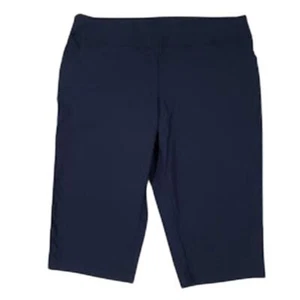 CJ Banks Signature Slimmings Dark Navy Blue Women's Capri Pants Stretch Size 22W - Picture 1 of 9