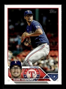 2023 Topps Series 2 #367 Dane Dunning (NM+)(BAS) - Picture 1 of 2