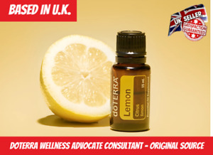 Genuine dōTERRA Lemon 15 ML Essential Oil Certified Pure Tested Aromatherapy Spa